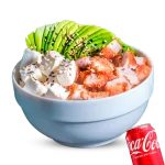 Gohan Pollo más lata de bebida